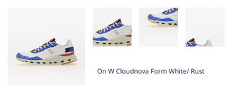 On W Cloudnova Form White/ Rust 1