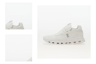 On W Cloudnova Undyed-White/ White 4