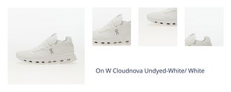 On W Cloudnova Undyed-White/ White 1