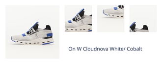 On W Cloudnova White/ Cobalt 1