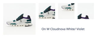 On W Cloudnova White/ Violet 1