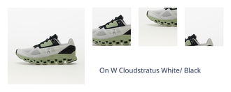 On W Cloudstratus White/ Black 1