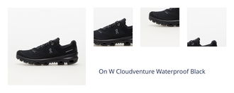 On W Cloudventure Waterproof Black 1