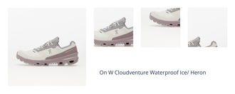 On W Cloudventure Waterproof Ice/ Heron 1