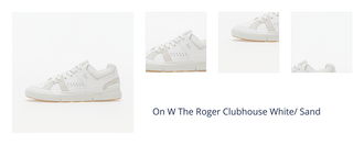 On W The Roger Clubhouse White/ Sand 1