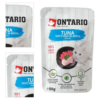 Ontario cat kapsička tuniak vo vývare 80 g 4