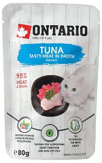 Ontario cat kapsička tuniak vo vývare 80 g