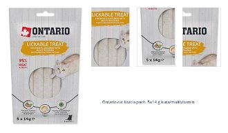 Ontario cat lízacia poch. 5x14 g kura/multivitamín 1