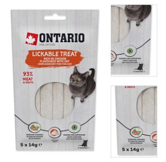 Ontario cat lízacia poch. 5x14 g kura/ovos 3