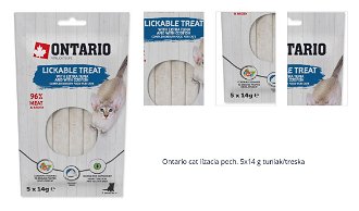 Ontario cat lízacia poch. 5x14 g tuniak/treska 1