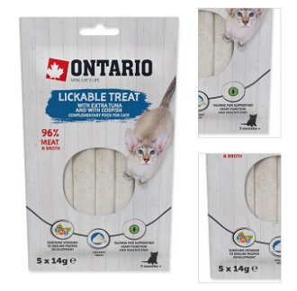 Ontario cat lízacia poch. 5x14 g tuniak/treska 3