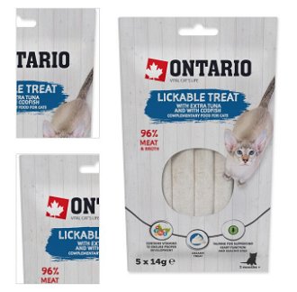 Ontario cat lízacia poch. 5x14 g tuniak/treska 4