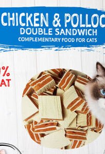 Ontario cat pochúťka 50 g double sendvič kura a treska 5