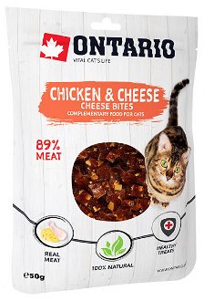 Ontario cat pochúťka 50 g kuracie kúsky so syrom 2
