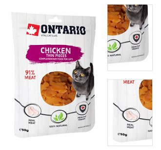 Ontario cat pochúťka 50 g tenké kuracie plátky 3