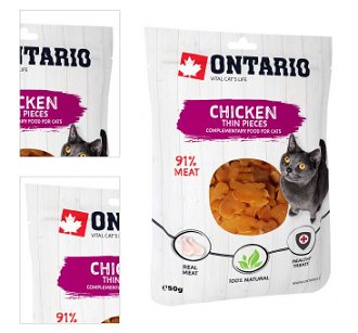 Ontario cat pochúťka 50 g tenké kuracie plátky 4