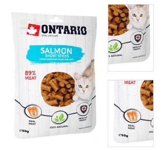 Ontario cat pochúťka 50g lososové tyčinky 3
