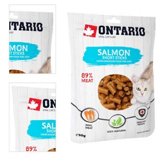 Ontario cat pochúťka 50g lososové tyčinky 4