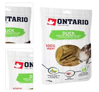 Ontario cat pochúťka 70 g varené kačacie prsia filety 4