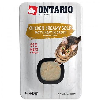 Ontario Cat polievka kura a syr s ryžou 40 g
