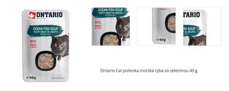 Ontario Cat polievka morská ryba so zeleninou 40 g 1