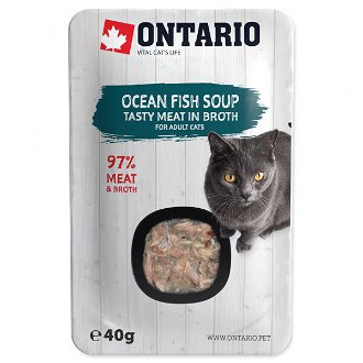 Ontario Cat polievka morská ryba so zeleninou 40 g 2