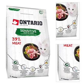 Ontario Cat Sensitive/Derma 0,4kg 3