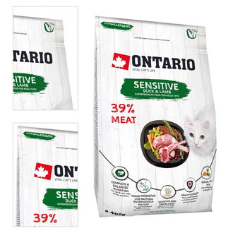 Ontario Cat Sensitive/Derma 0,4kg 4