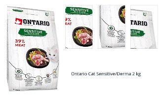Ontario Cat Sensitive/Derma 2 kg 1