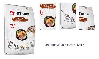 Ontario cat sterilised 7+ 6,5 kg 1