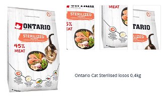 Ontario cat sterilised losos 0,4kg 1