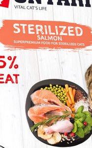 Ontario cat sterilised losos 0,4kg 5