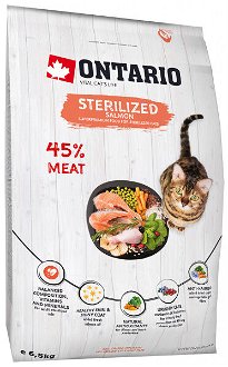 Ontario cat sterilised losos 6,5 kg 2