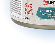 ONTARIO Chicken Pieces Salmon 95g 8