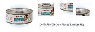 ONTARIO Chicken Pieces Salmon 95g 1