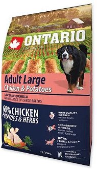 ONTARIO dog ADULT LARGE chicken - 12kg
