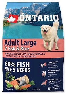 ONTARIO dog  ADULT LARGE fish - 12kg 2