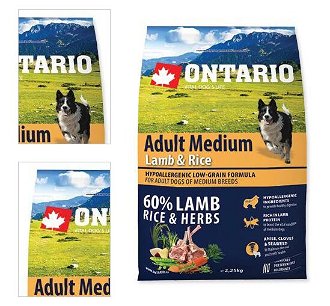 ONTARIO dog  ADULT MEDIUM lamb - 12kg 4