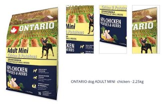 ONTARIO dog ADULT MINI  chicken - 2.25kg 1