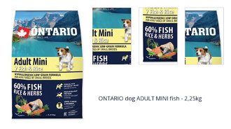 ONTARIO dog ADULT MINI fish - 2,25kg 1