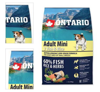 ONTARIO dog ADULT MINI fish - 2,25kg 4