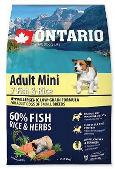 ONTARIO dog ADULT MINI fish - 2,25kg 2