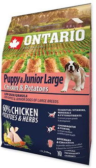 ONTARIO dog JUNIOR LARGE chicken - 12kg 2