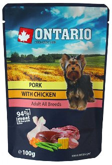 Ontario dog kapsička kura a bravčové vo vývare 100 g