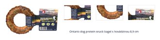 Ontario dog protein snack bagel s hovädzinou 8,9 cm 1