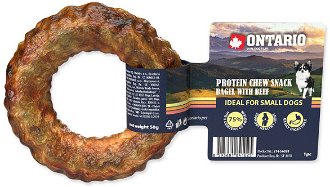 Ontario dog protein snack bagel s hovädzinou 8,9 cm 2