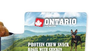 Ontario dog protein snack bagel s kuracinou 8,9 cm 7