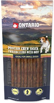 Ontario dog protein snack tyčinky s hovädzinou 10ks - 12 ,7 cm 2