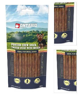 Ontario dog protein snack tyčinky s kuracinou 10ks - 12,7 cm 3