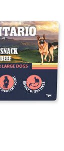 Ontario dog protein snack veľká rolka s hovädzinou 25 ,4 cm 9